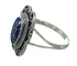 Southwestern Lapis Sterling Silver Ring Size 6-1/2 RX82489
